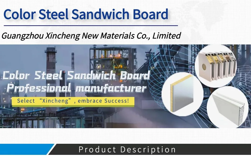 Roof Boarding Rock Wool Sandwich Panels Metal Clad Plate Building Materials